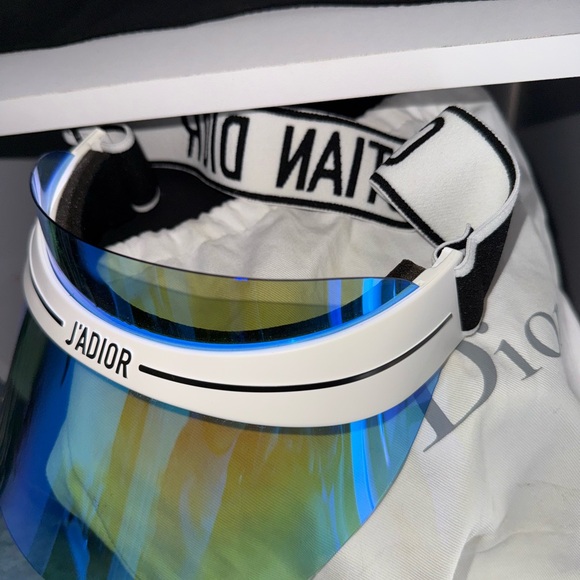 Dior J'Adior Reflective Blue Visor - Picture 1 of 3